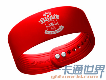 bPay的非接触腕带