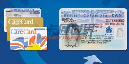 加拿大推驾照医疗及身份证三合一NFC智能卡