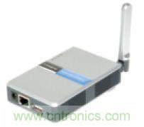 图1:Linksys WPS54G打印服务器。