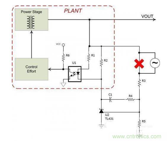 �ڷ�����ѹ����λ���϶Ͽ���·��ʹ�������̸��ӻ�