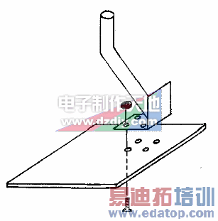 将壁挂式卫星天线改为地盘式Satellite antenna fixing