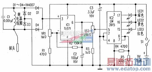 漏电测试器电路图Leakage Tester