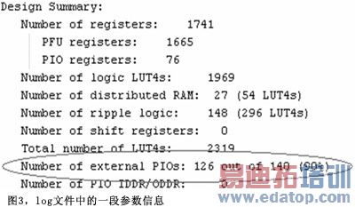图3log文件中的一段参数信息