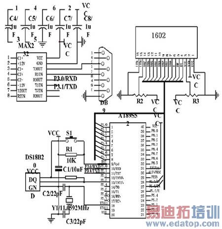 图2 系统硬件电路总图