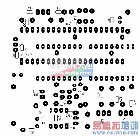 可自动更换量程的数显电流表