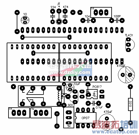 可自动更换量程的数显电流表