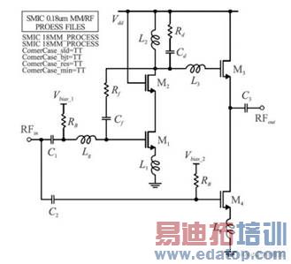 低噪放电路结构示意图