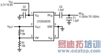 һ�� 12GHz RF ��ֵ�첨����·