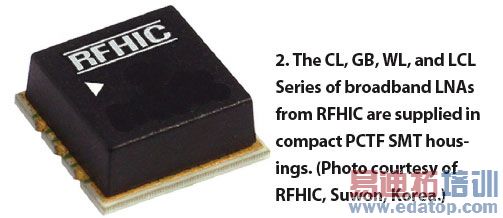 使用PCTF技术生产其低噪声放大器