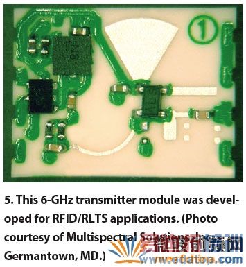 采用PCTF封装技术的6GHz发射机模块