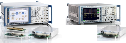 ͼ3��ʸ��ԴSMU���źŷ�����FSQ��