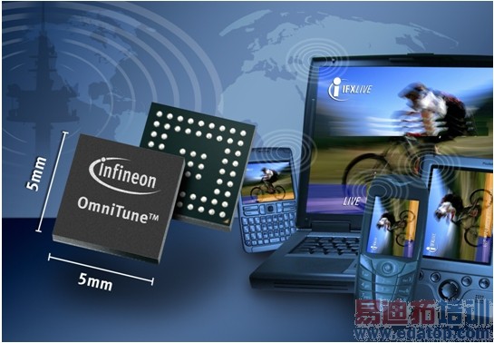 图:英飞凌新推出的调谐器解决方案将降低移动电视系统的成本和功耗,推动移动电视技术和业务的普及。