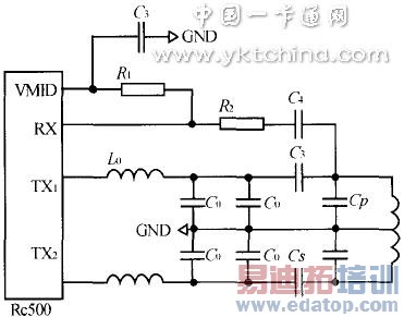 直接匹配天线电路配置