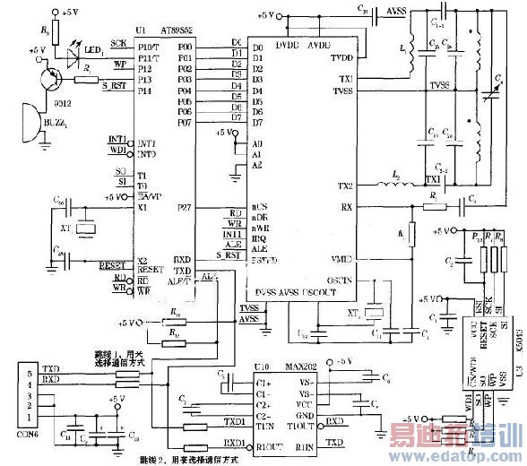 MF-RC500读写模块原理图