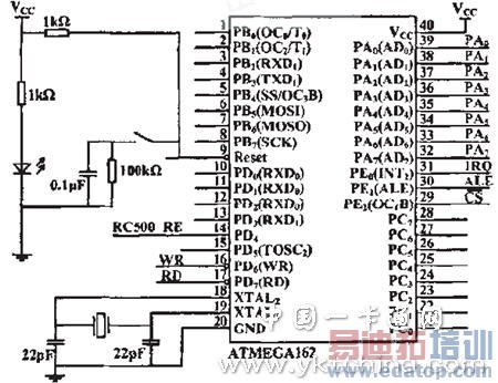 ATMEGA 162 外围电路原理图