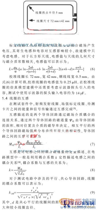 һ��13.56 MHz��Ƶ��ǩ����ģ�͵����