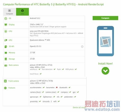 HTC Butterfly 3�����ع� ����5.1Ӣ��2K��