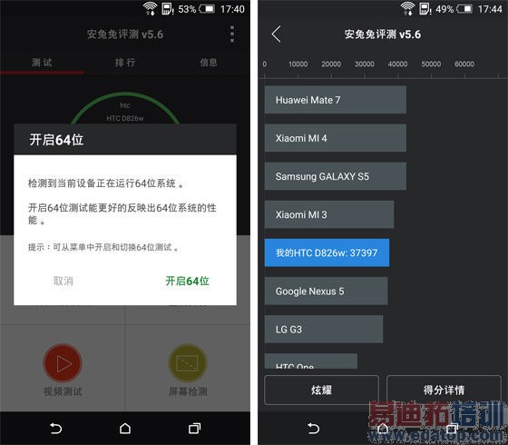 64λ�����ж��ֻ� HTC Desire 826��������