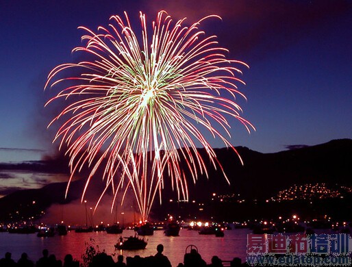 夜景拍摄速成 华为G7拍出绚烂烟花