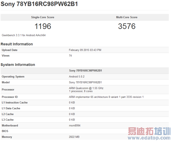 ����810+��׿5.0����Z4�ֳܷɼ��ع�