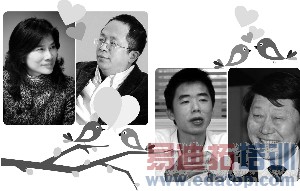 从左至右依次为董明珠、周鸿祎、黄章、张瑞敏 吴比较/制图