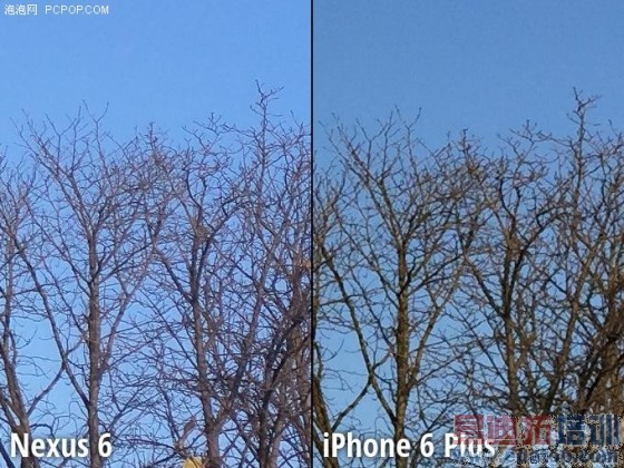 Moto Nexus 6/iPhone 6 Plus拍照对比