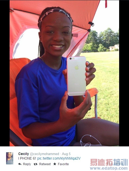 ����iPhone 6������ع� ����Ů����ͼ��Twitter