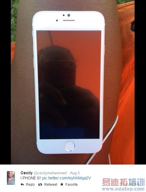 ����iPhone 6������ع� ����Ů����ͼ��Twitter