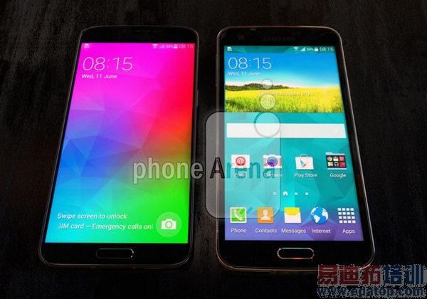 ����GALAXY F����Ա�S5  ��խ�߿����