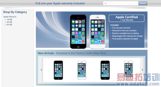 ��������������վeBay�����������һ��ר�����۷���iPhone 5������