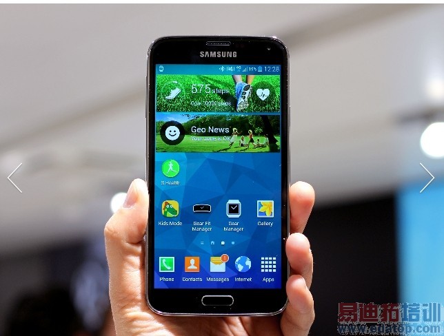 三星发布指纹扫描Galaxy S5 融入健身新元素