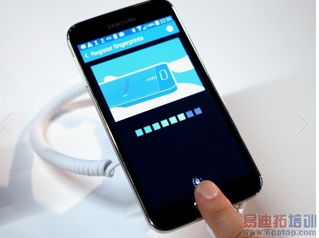 ���Ƿ���ָ��ɨ��Galaxy S5 ���뽡����Ԫ��