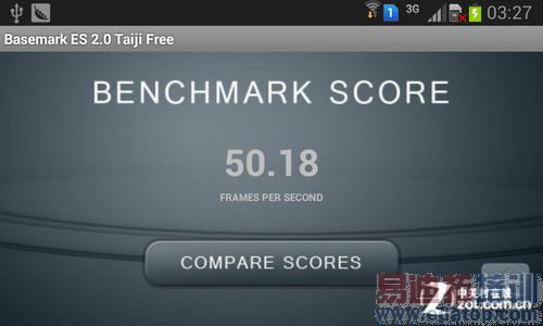 Basemark ES 2.0测试50.18fps