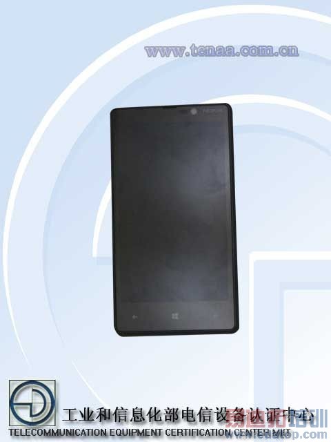 上市不远了 Lumia 820获工信部入网许可