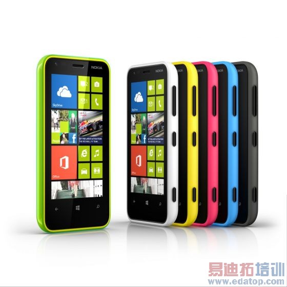 Lumia 620�ṩ���̡���ɫ��Ʒ�졢��ɫ�����̡���ɫ�ͺ�ɫ��ǡ�