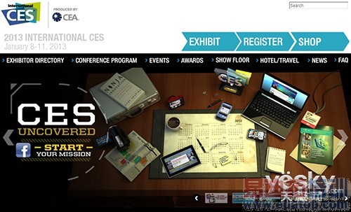 2013�������������ѵ���չ��CES2013��������Ļ