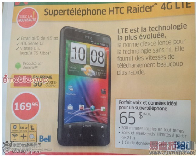 HTC Raider 4G LTE�۸��ع�