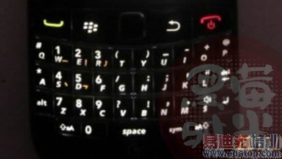 首款中国移动TD-SCDMA黑莓手机9788曝光