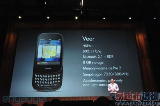 �û�����8G�洢���ڴ���Pre 2��ͬ��֧��HSPA+��802.11b/g�����������ø�ͨSnapdragon 7230������