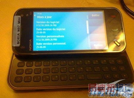 诺基亚N97mini版9月官方发布