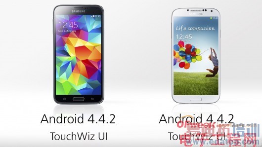 Galaxy S5��Galaxy S4����Աȣ�ͼ�ģ�