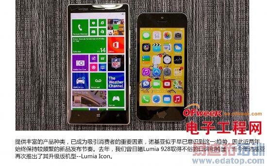 ŵ����Lumia Icon��ƻ��iPhone 5s�Ա����⣨ͼ�ģ�