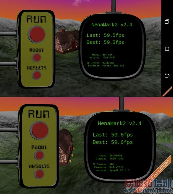 GALAXY S5�Ա�HTC One M8 ����������ܣ�ͼ��