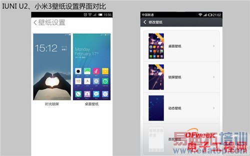 �ԱȲ�����IUNI U2 VSС��3 ��ǿ