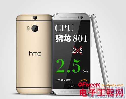 HTC One M8����2.5GHz��ͨ����801