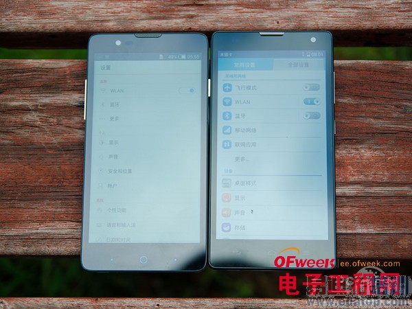 �Ա�����:��ҫ3C 4G��PK��ţV5����ͼ��