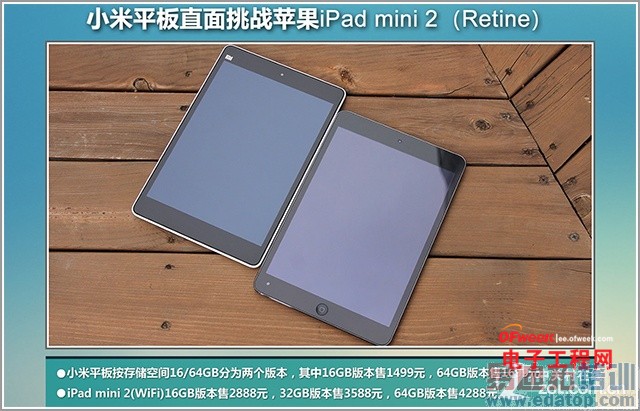 小米平板/iPad mini2对比评测:黑马小米能否逆袭?