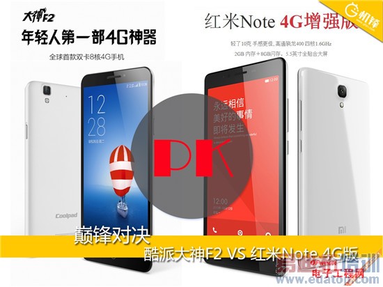 �Ա����⣺����Note 4G��VS���ɴ���F2 ������ǿ��֮��