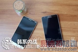 ��ϵ��ս������ LG G3�Ա�����GALAXY Note3