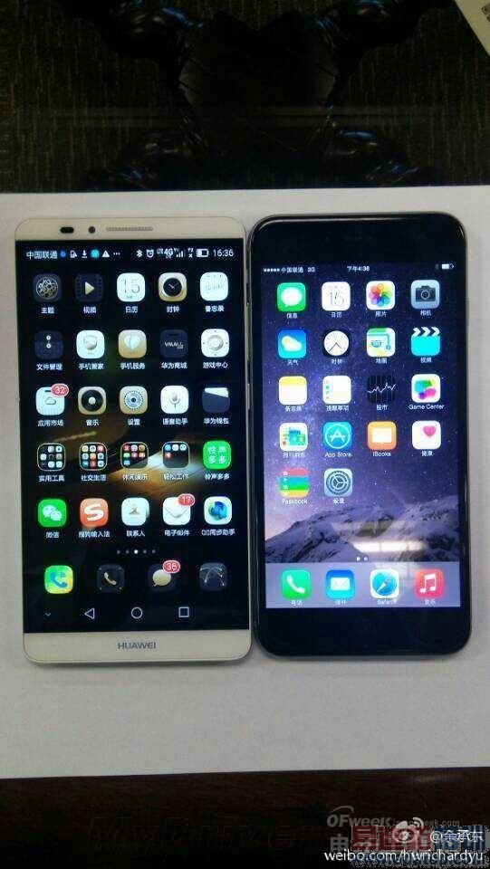 ��Ϊ���ܲ�ɹMate 7ƻ��iPhone 6����